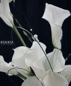 Alternative view of Pure Vows – Bó Hoa Cưới Calla Lily Cao Cấp | Hoa Hoa Lá Lá