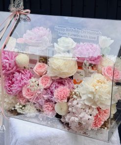 Alternative view of Peony Éclat – Box Hoa Peony Nhập Khẩu Cao Cấp | Hoa Hoa Lá Lá
