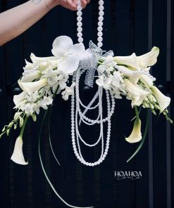 Alternative view of White Melody – Hoa Cưới Cao Cấp Phong Cách Cổ Điển | Hoa Hoa Lá Lá